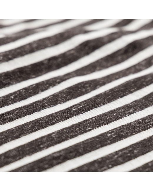 Other Uk Black Long Sleeve Stripe T-Shirt for men