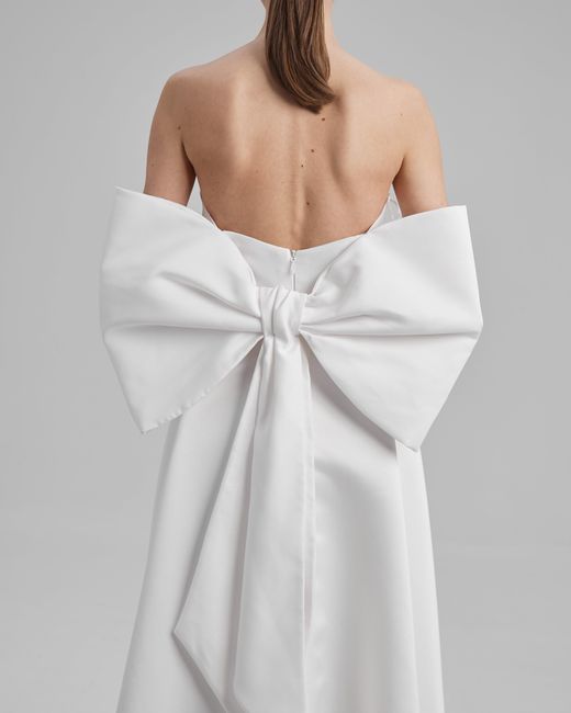 Baé Special Moments Gray Eve Dress + Big Bow
