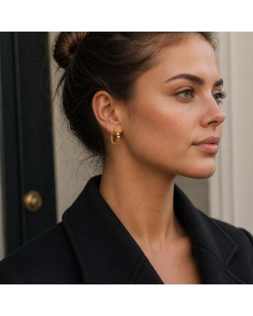 Nowart Jewelry Metallic Twist Hoops