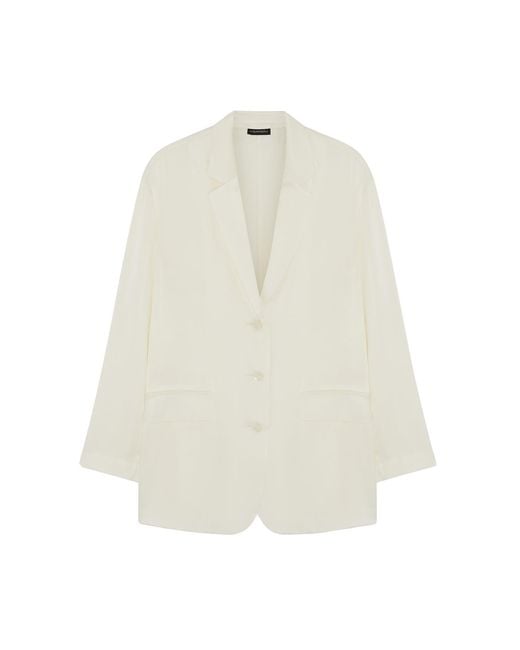 The Summer Edit Natural Gigi Silk Jacket