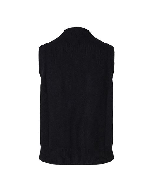 tirillm Black Agnes Cashmere Vest