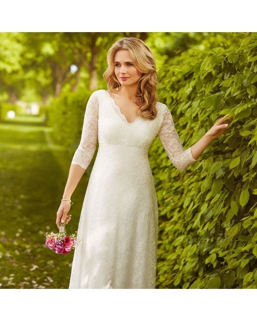 Alie Street London White Anya Lace Wedding Gown