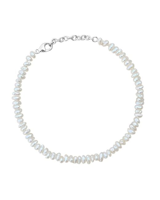 Kiri & Belle Metallic Lia Mini Freshwater Pearl Sterling Bracelet
