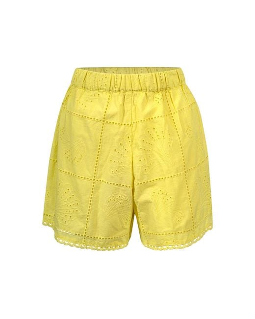 SUNSHINE TIENDA Yellow Lemonade Shell Coco Short