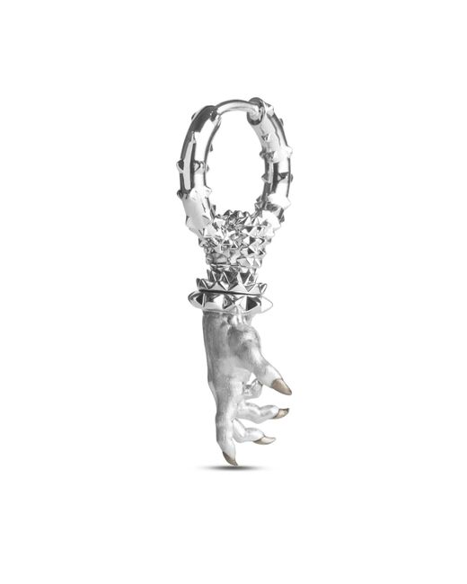 Kasun Metallic Hand Of The Protector Earrings for men