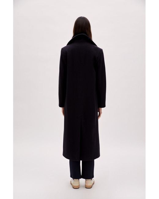 Pcfg Black Wool Coat