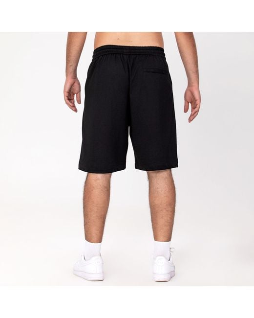 Smart and Joy Black Shorts With Decorative Strings for men