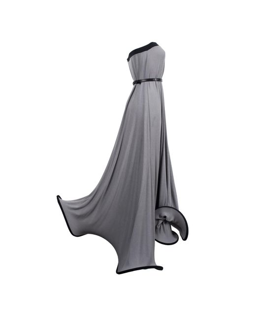 Laura Daili Gray Motion Wave Dress Skirt For Tall Fit