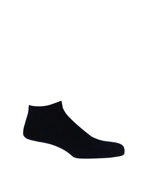Peper Harow - Made in England Blue Classic Luxury Crew & Trainer Socks Bundle for men