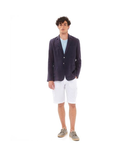 Haris Cotton Black Classic Linen Jacket for men