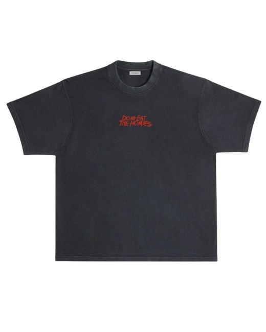 Dont Eat the Homies Black Adopt Dont Shop Tee for men