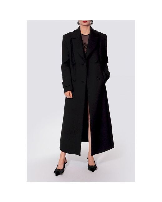 AGGI by HALEWSKI Black Cartney Maxi Coat