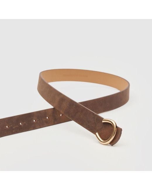 Colección Tansu Brown Anthea Leather Belt