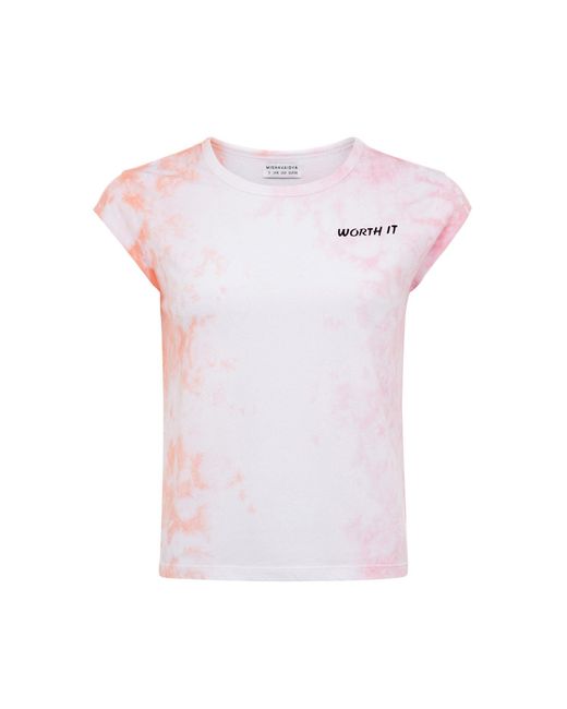 Misha Vaidya Pink Worth It Tee