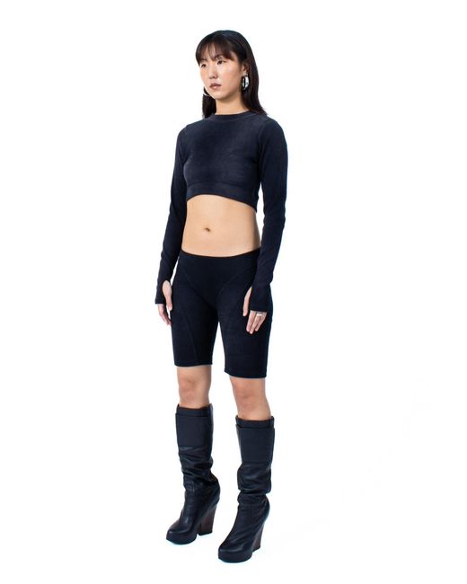 Ardea Blue Stride Biker Shorts