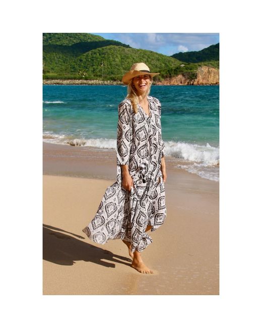 Antra Designs Blue Aeastas Kaftan
