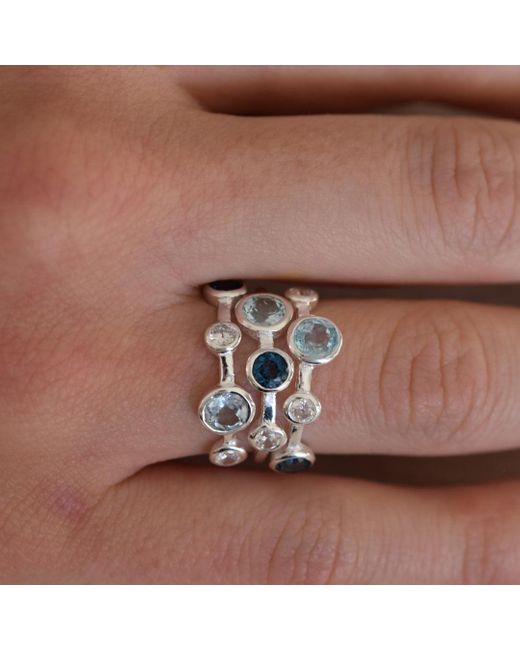 GEM BAZAAR Blue Josephine Ring
