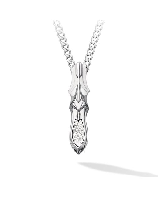 AWNL Metallic Seven Seas Meteorite Blade Necklace for men