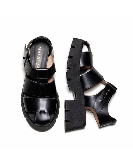 Mafalda Black Aurora Chunky Sole Sandals