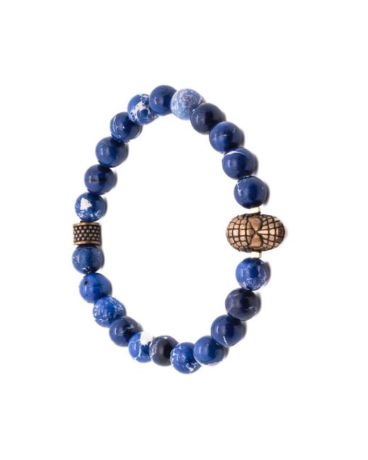 Ebru Jewelry Blue Spider Bracelet for men