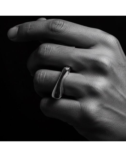 Tg-Jewellery by Tamara Gervasio Metallic The Abyss Ring for men
