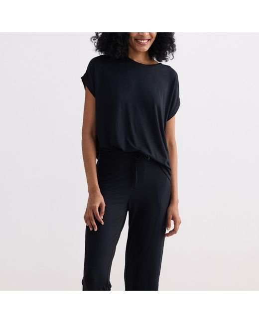 REISTOR Black Wide Leg Pant