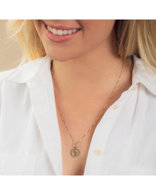 Maya Brenner Metallic Zodiac Necklace