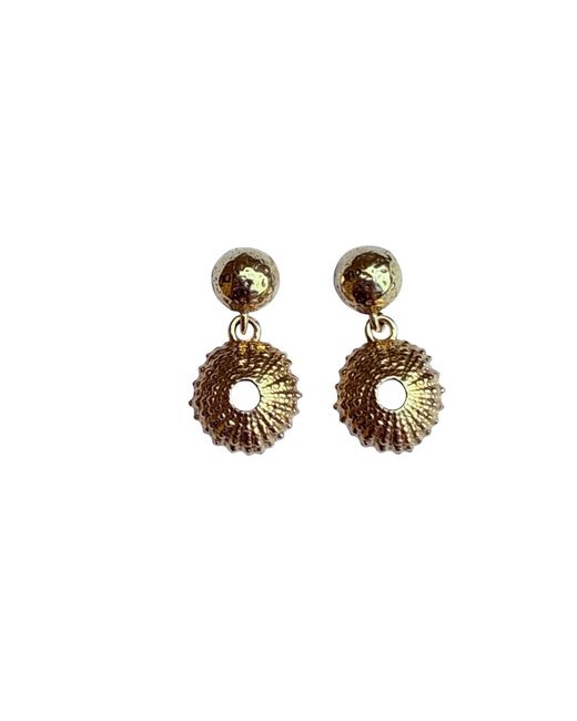 Larsuu Metallic Sea Halo Earrings