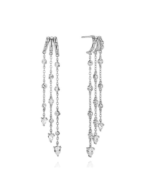 Aaria London Metallic Alta Illusion Earrings