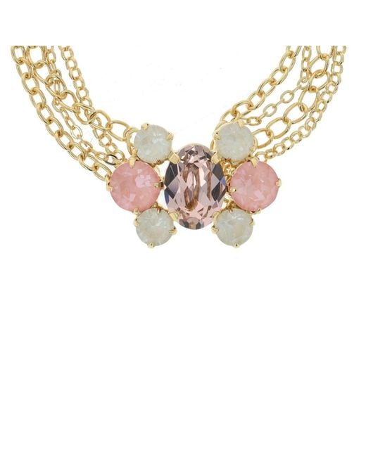 Otazu Metallic Flamingo Beetle Statement Bracelet