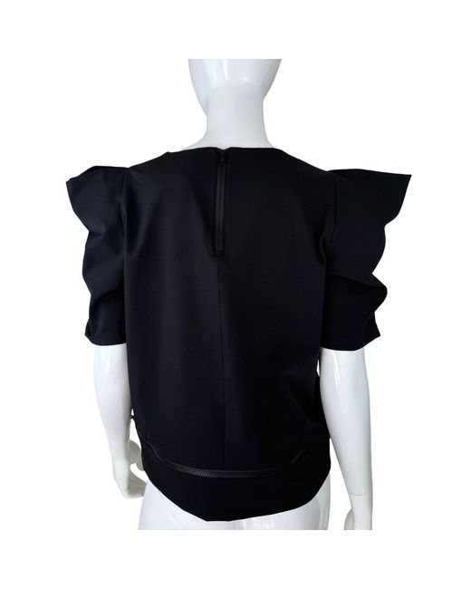 SNIDER Black Deconstructed Top