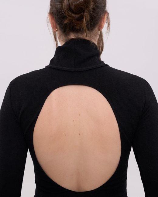 La Granni Black Long Sleeve Top