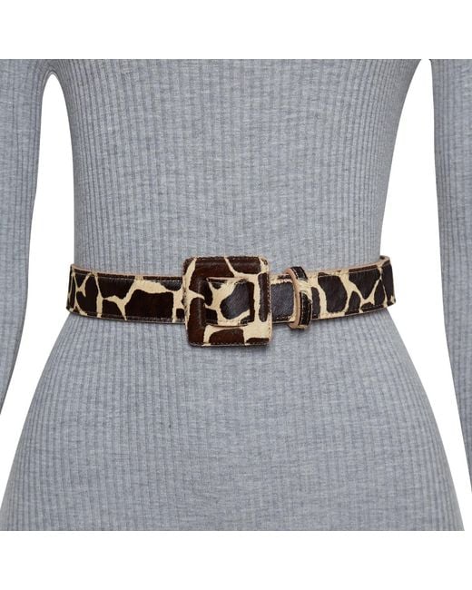 BeltBe Black Neutrals Mini Square Buckle Belt