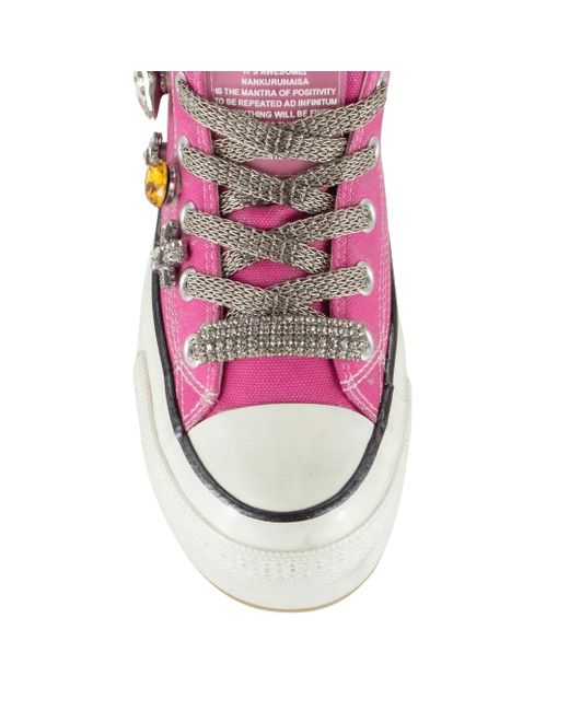 Keith Scarrott Shoes Pink Sorriso Embellished Hi-Top