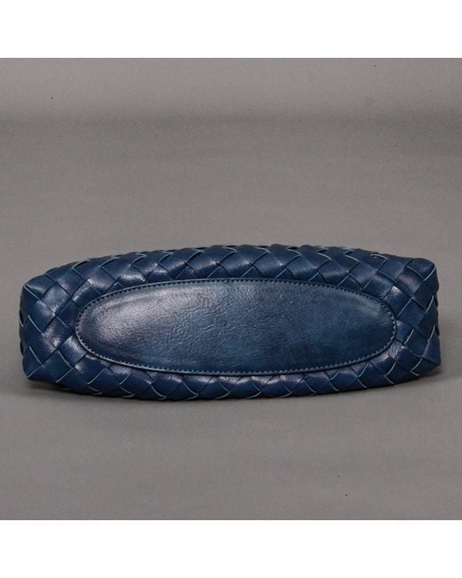 Rimini Blue Weaving Eco Leather Bag 'Erica'