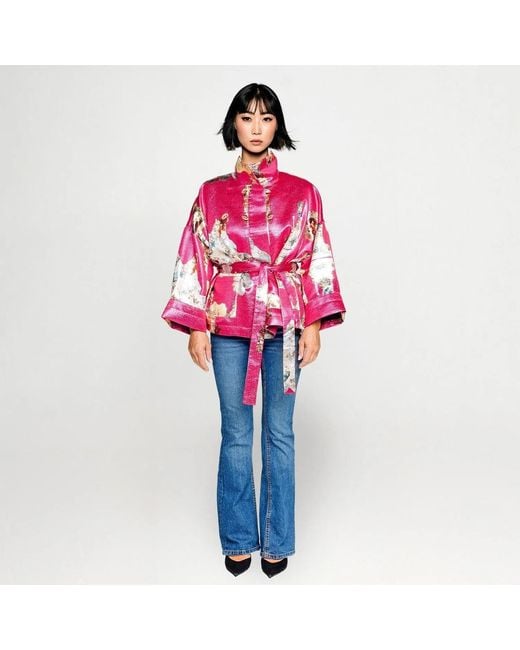 Maxjenny Pink Square Boxy Jacket