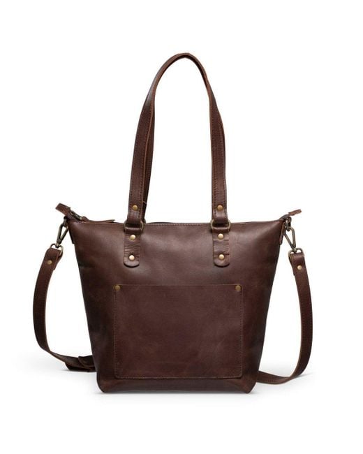 Hides Leather Co. Brown Handmade Large Leather Tote Shoulder Bag