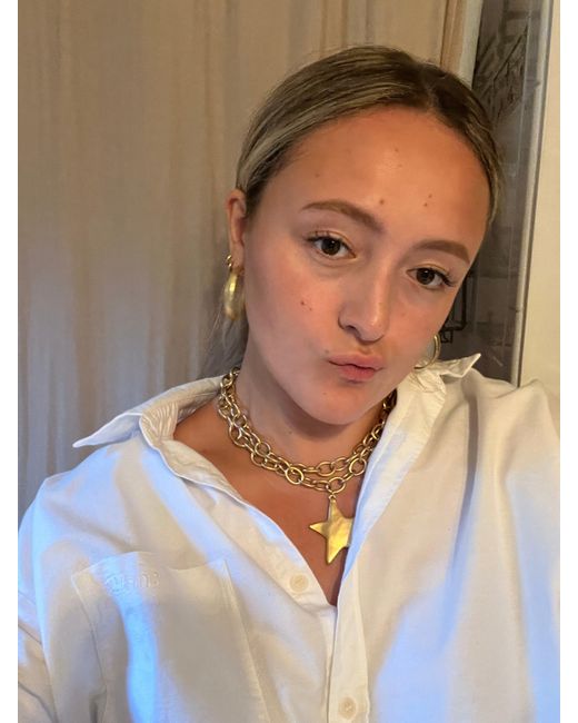 Sccollection Metallic Gia Star Necklace