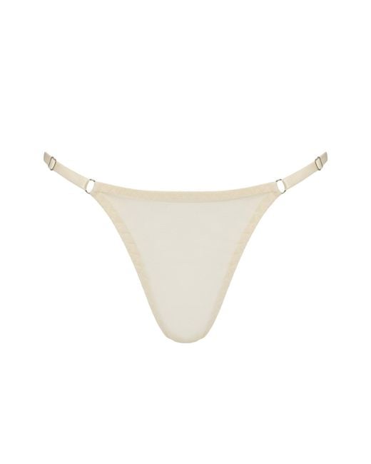 Daily Underwear Natural Adjustable Brazilian Panties Bliss Buttercream