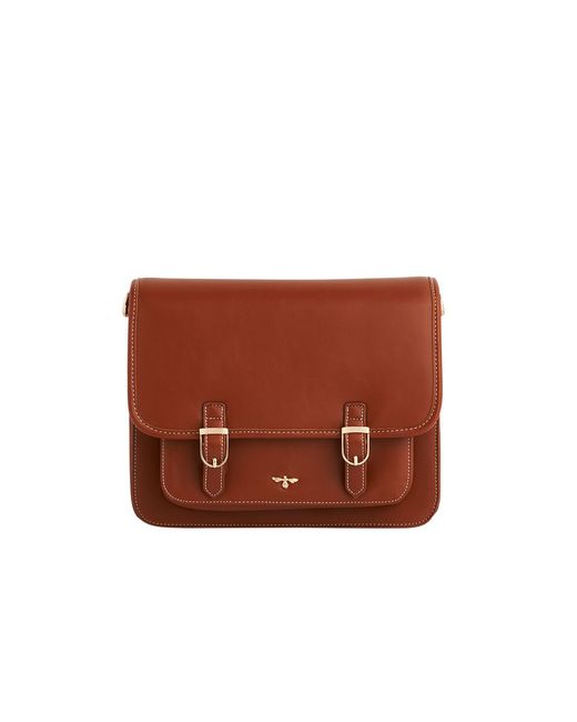 Fable England Brown Tan Classic Satchel