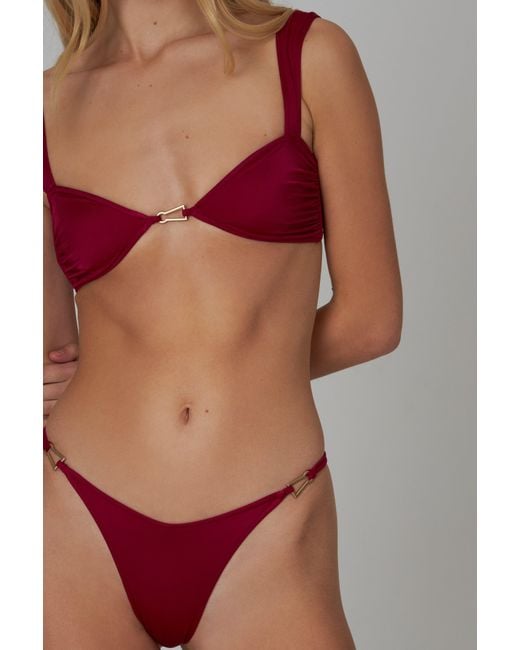 Bianca Resortwear Red Lola Bikini Top
