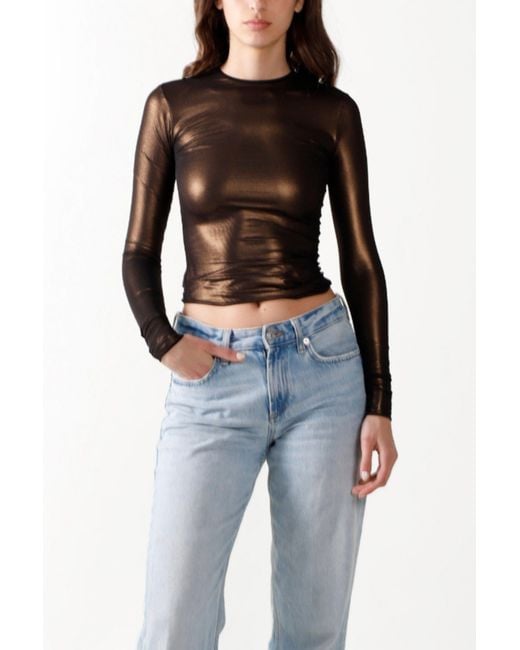 Room 24 Black Alice Top Bronze