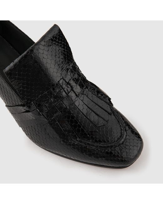 Mariano Shoes Black Mouraria Pump Snake Effect