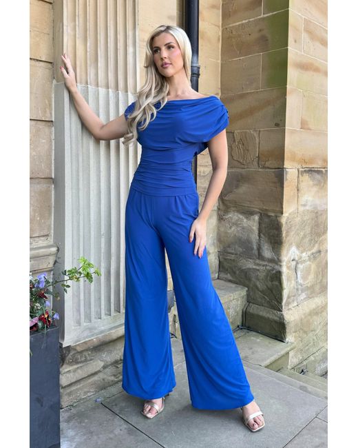 Atom Label Blue Carbon Jumpsuit
