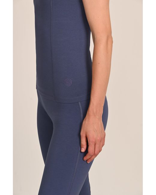 The Koozy Blue Jasmin Square Neck Vest