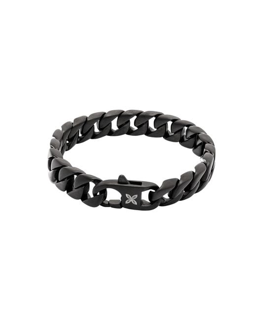 Tateossian Black Thompson Catena Bracelet for men