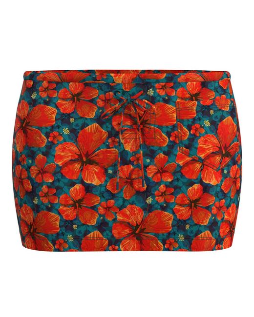 Blackbough Swim Red Paloma Mini Skirt Paradise Blooms