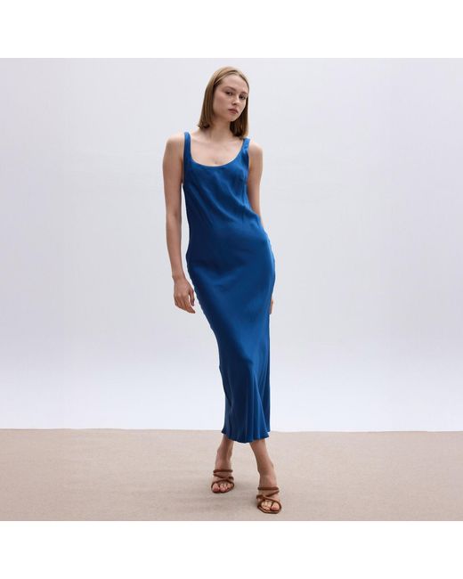 Roses Are Red Blue Charlotte Reversible Dress Ocean Vs