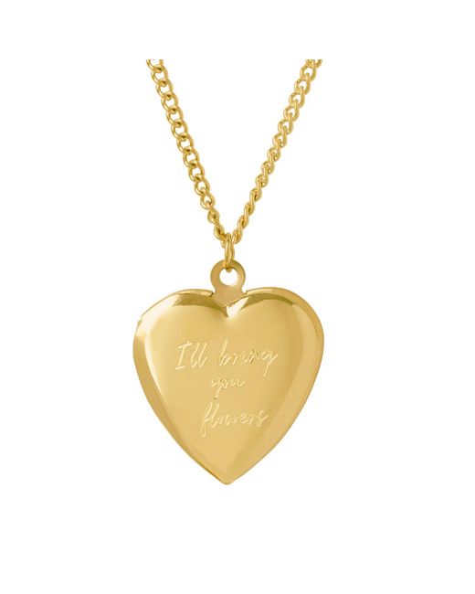 Hoops + Chains LDN Yellow I'Ll Bring You Flowers Locket