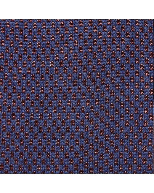 SEREN LONDON Purple Merino Wool & Rpet Eco Scarf for men